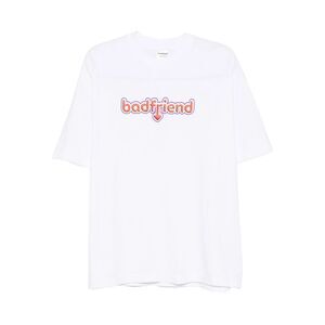 Badfriend White T-Shirts & Vests - T-Shirts Men